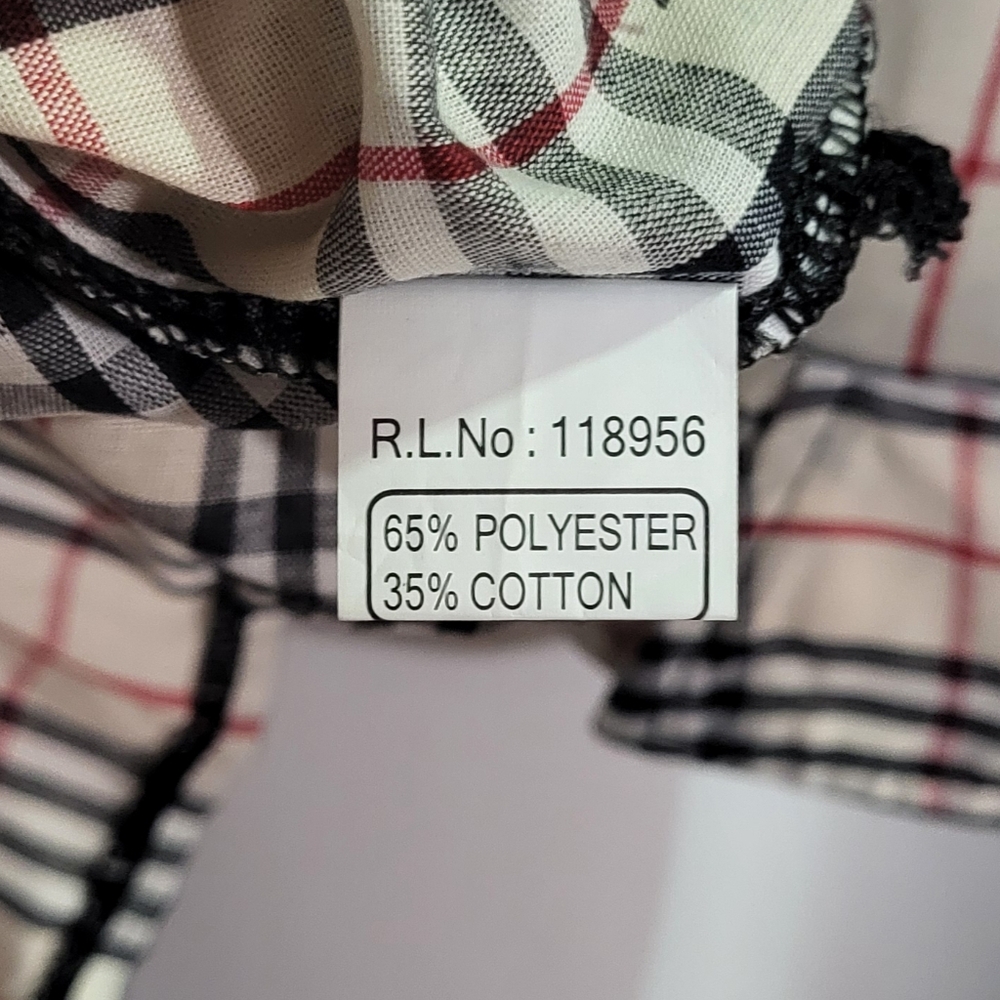 West Advanture Men's NWT Plaid Religious Graphic Button-Up LS Shirt Size Small - Picture 6 of 8